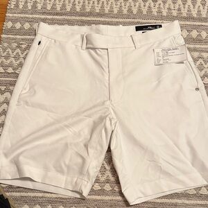Ralph Lauren Men's Cream Flat Front Shorts